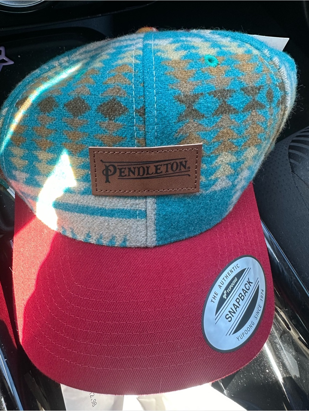 Pendleton Turquoise Harding Wool Hat - Picture 2 of 4